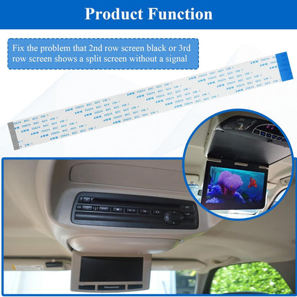 1 Pc Rear Seat Entertainment RSE DVD Monitor Repair Ribbon Cable, Compatible with Chevy Chevrolet Tahoe Suburban XL LS LT LTZ, Used to Fix The Video Entertainment System