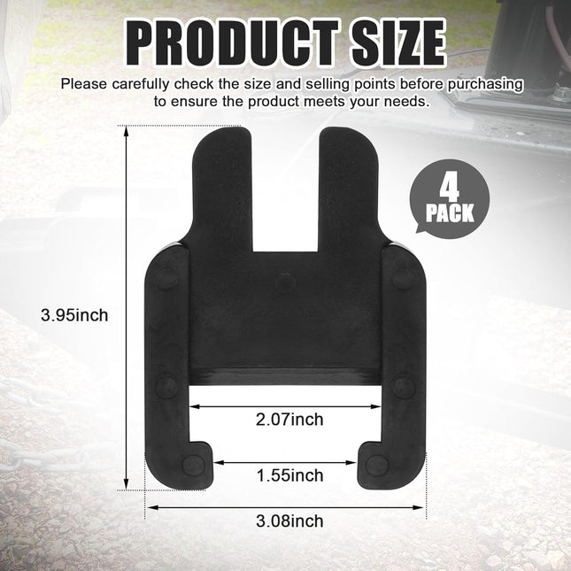 4 Pcs Sway Bracket Jacket Bulk Compatible with E2 Hitch Sway Control Brackets 6k 8k – product detail