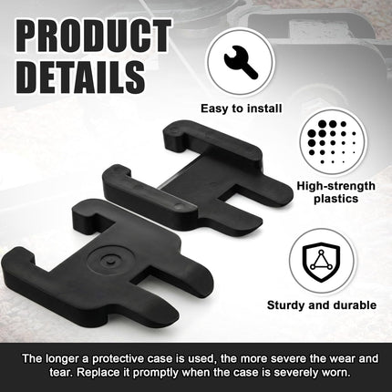 4 Pcs Sway Bracket Jacket Bulk Compatible with E2 Hitch Sway Control Brackets 6k 8k 10k 12k 14k Weight Distribution Hitch Parts Bar for RV Noise Reduction Eliminate Creaking Wear 2 x 0.5 Inch