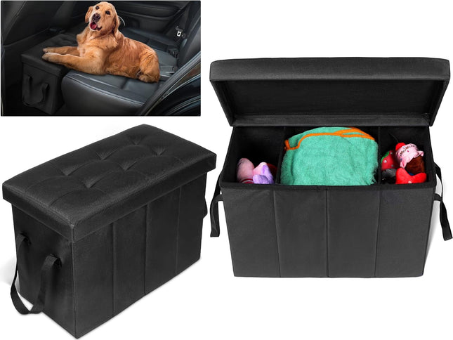 Car Back Seat Extender for Dogs up to 300lbs Car Seat Extender Back and Front Gap Filler with Storage