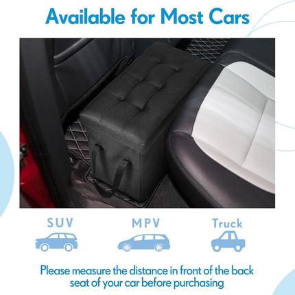 Car Back Seat Extender for Dogs up to 300lbs Car Seat Extender Back and Front Gap Filler with Storage Prevent Your Dogs from Falling Off(1 Pack)