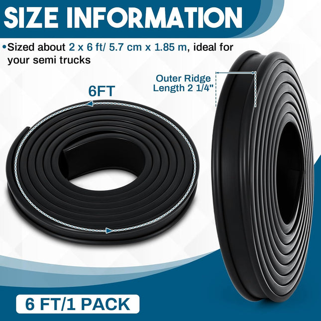 2 Inch Fuel Tank Strap Isolator 6 Feet Length Gas Tank Seal Strap Insulator Rubber for Most Semi Trucks – product detail