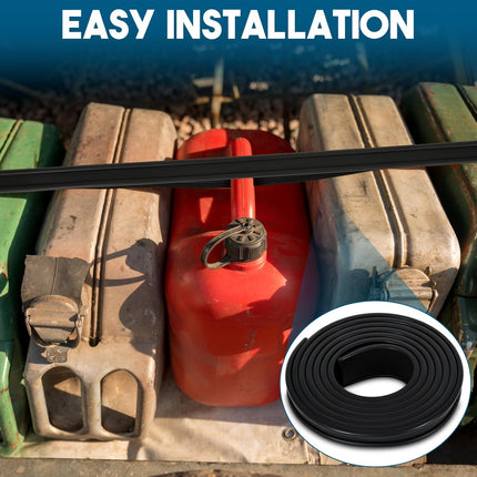 2 Inch Fuel Tank Strap Isolator 6 Feet Length Gas Tank Seal Strap Insulator Rubber for Most Semi Trucks