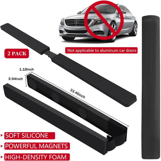 2 Pack Dent Prevent Car Door Protector 33.46 Inch Magnetic Removable Car Door Dent Protector Lengthen and – product detail