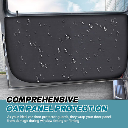 2 Pack Car Door Panel Covers Window Tint Tools 41 x 35 Waterproof Car Door Cover Protector Reusable for Window Film Tint Application Car Panel Scratchproof Guard Tool