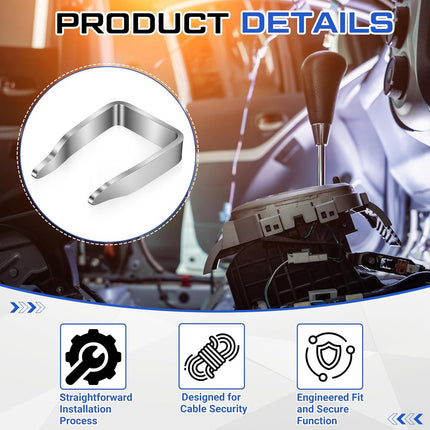 8 Pcs 14912 Transmission Shift Cable Retainers, Transmission Shift Cable Clip Compatible with Vehicles Replace 10217245, 23281508, 3526540