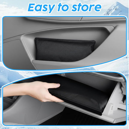 Windshield Cover for Ice and Snow Heavy Duty 600d Oxford Fabric Windshield Protector for Cars Suvs Trucks Secure Fit Waterproof Frost Cover for Winter Car Accessories, Black, 69"x42"