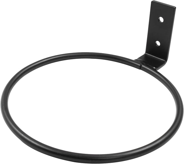 6pcs 6 Inch Wall Flower Pot Holder Ring 15cm Black Wall Plant Stand Hanger Holder Hook Bracket for Indoor – product detail