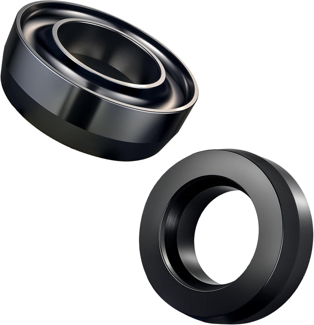 3 Front Leveling Lift Kit Compatible with 1994-2010 Ram 1500 2500 3500 2WD 2011-2018 Ram in Black