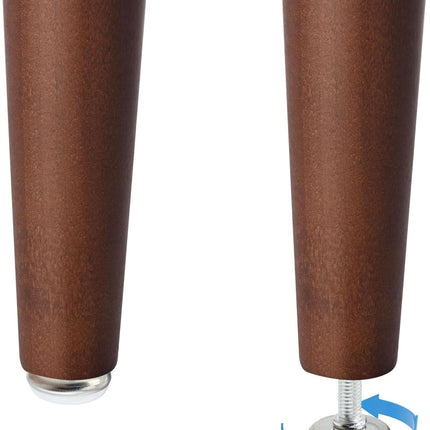 Screw on Furniture Glides Adjustable Furniture Leg Base Leveller M8 x 25mm Thread Length - Pack of 36