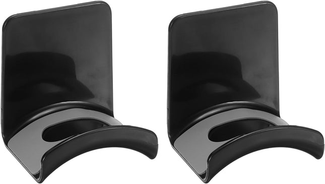 Headphone Stand 2 Pcs ABS Headset Holder Adhesive Headphone Holder Hook Mount Headphone Hanger Hook Under