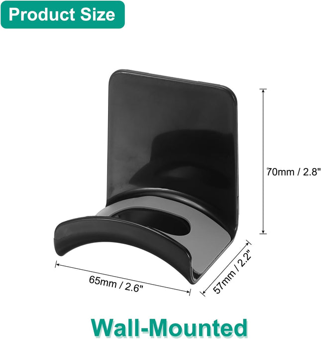 Headphone Stand 2 Pcs ABS Headset Holder Adhesive Headphone Holder Hook Mount Headphone Hanger Hook Under – product detail