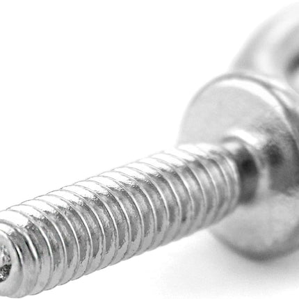 Eye Bolt, 20 Pack 1/4" - 20 x 1 Marine Grade Stainless Steel Lifting Ring Threaded Eyebolt Machinery Shoulder Eyebolts