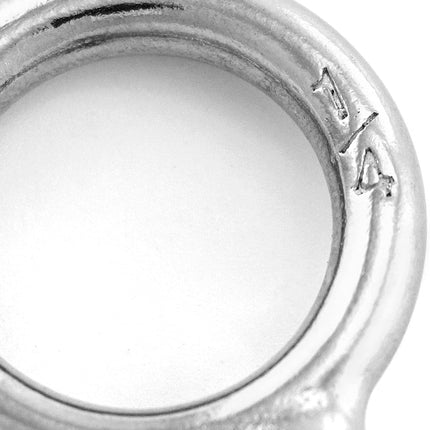 Eye Bolt, 20 Pack 1/4" - 20 x 1 Marine Grade Stainless Steel Lifting Ring Threaded Eyebolt Machinery Shoulder Eyebolts