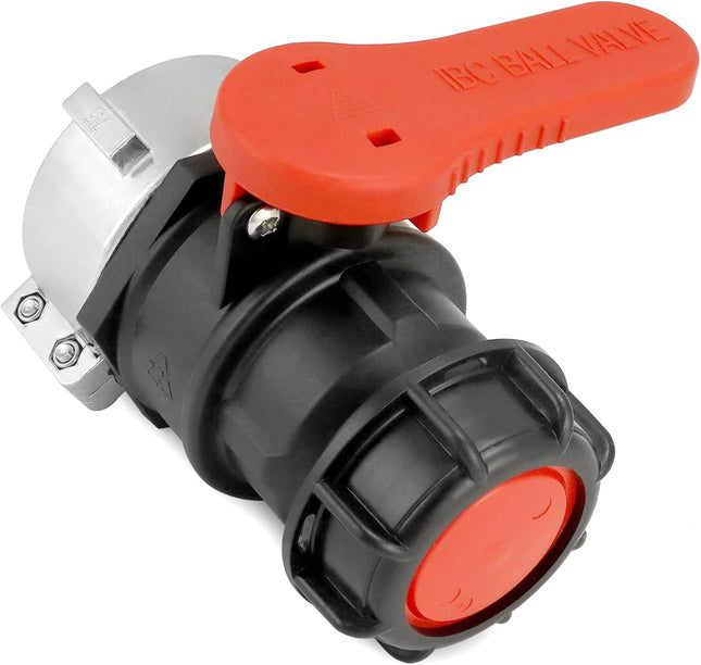 IBC Tote Valve 2.95 Heavy Duty IBC Tote Tank Drain Adapter S75x6 (75 mm) NPT V1258-DP02-C-3301