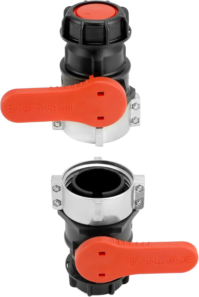 IBC Tote Valve 2.95 Heavy Duty IBC Tote Tank Drain Adapter S75x6 (75 mm) NPT – product detail
