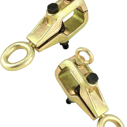 Auto Body Repair Pull Clamp, 5 Ton Top and Straight 2 Way Auto Body Clamps, Self Tightening Frame Pull Clamp for Automotive Car Vehicle Body Repair