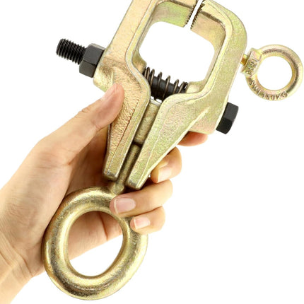 Auto Body Repair Pull Clamp, 5 Ton Top and Straight 2 Way Auto Body Clamps, Self Tightening Frame Pull Clamp for Automotive Car Vehicle Body Repair