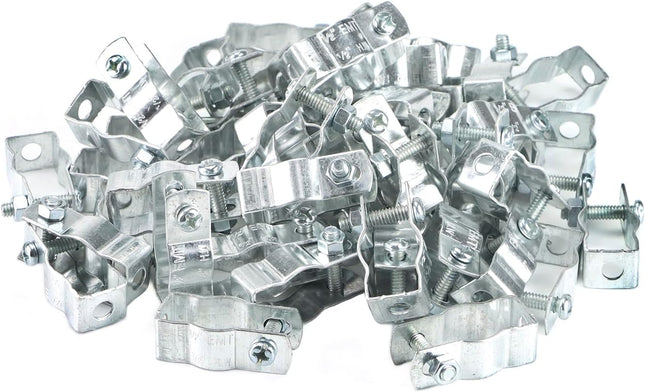 Conduit Hanger with Bolt Features 1/2 Inch Zinc-Plated Steel Pack of 50 – product detail
