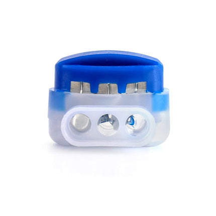 100 Pack 3 Wire Connectors Electrical IDC 314-BOX Pigtail Connectors for 22-14 AWG Cables