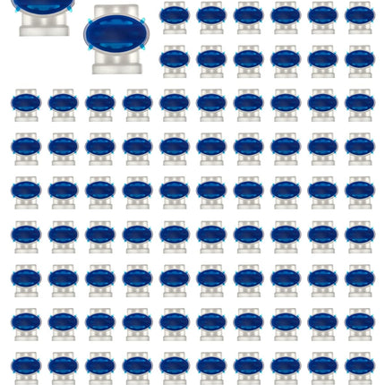100 Pack 3 Wire Connectors Electrical IDC 314-BOX Pigtail Connectors for 22-14 AWG Cables