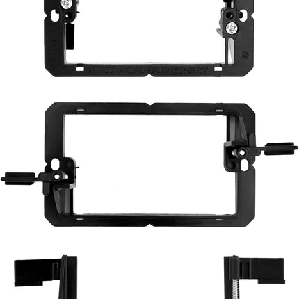 Low Voltage Mounting Bracket, 20 Pack 1 Gang Single Gang Drywall Mounting Wall Plate Bracket for Telephone Wires, Network Cables