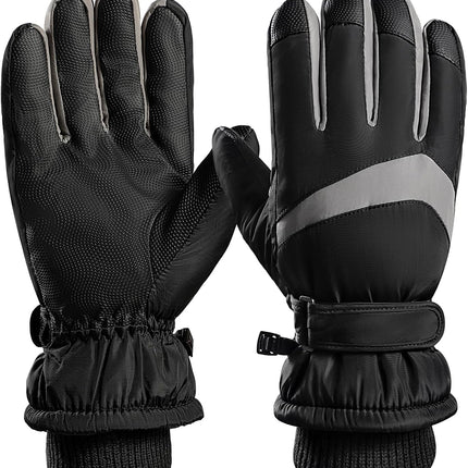 Winter Ski Gloves, Windproof Glove for Men & Women, Touchscreen Snow Gloves for Cold Weather, Thermal Warm Glove