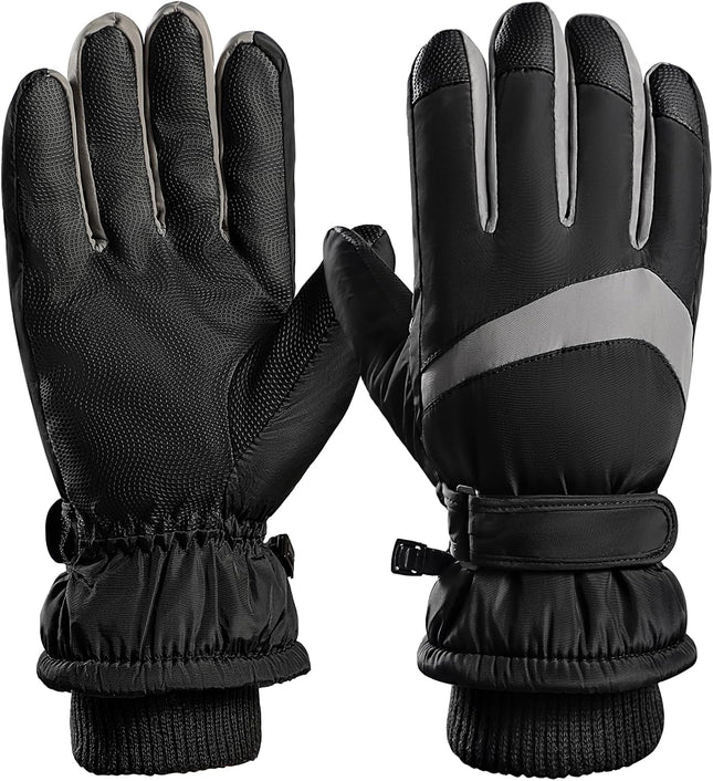Winter Ski Gloves Windproof Glove for Men & Women Touchscreen Snow Gloves for Cold Weather Thermal Warm