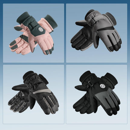 Winter Ski Gloves, Windproof Glove for Men & Women, Touchscreen Snow Gloves for Cold Weather, Thermal Warm Glove