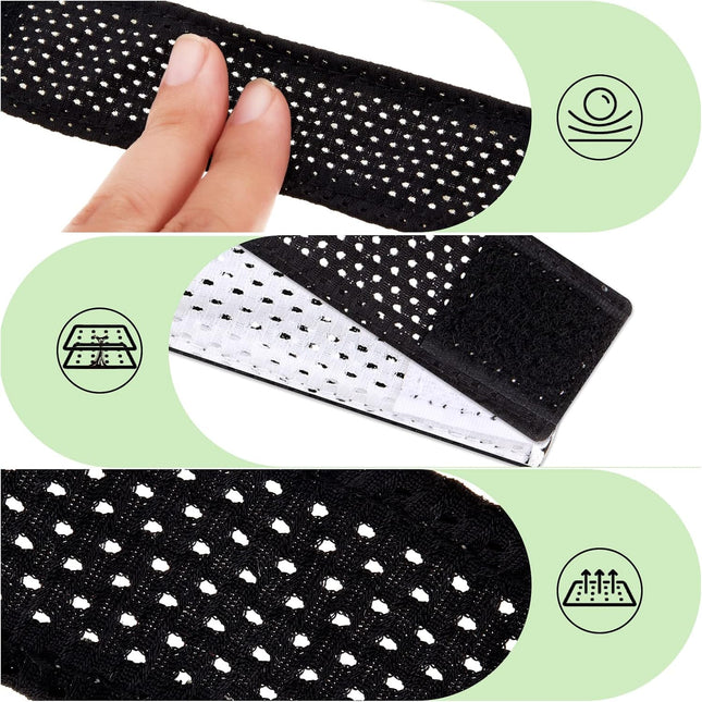 Amylove 8/12 Pairs Jersey Sleeve Bands Softball Sleeve Holders with Hook and Loop Fastener Straps for – product detail