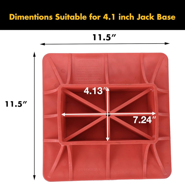 11.5 x 11.5 Off-Road Hi-Lift Jack Base and – product detail