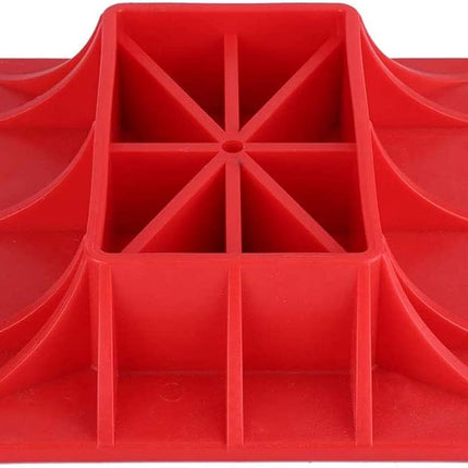 11.5" x 11.5" Off-Road Hi-Lift Jack Base and Stabilizer - Keep Jacks from Sinking with Heavy-Duty Plastic Jack Stand Base for Lifting Jacks and Farm Jacks with 4.1" x 7" Base