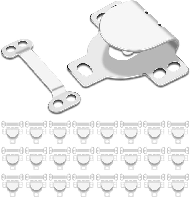 25 Set Hooks and Eye for Sewing Invisible Silvery Sewing Clasp and Snaps Fasteners Kit V1258-DP02-D-111