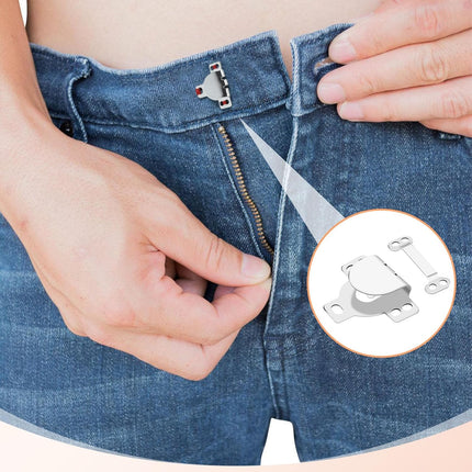 25 Set Hooks and Eye for Sewing,Invisible Silvery Sewing Clasp and Snaps Fasteners Kit Sew-On Hook and Eye Closures for Clothing,Bra,Pants Waist,Jeans,DIY Craft Hooks Replacement/Repair
