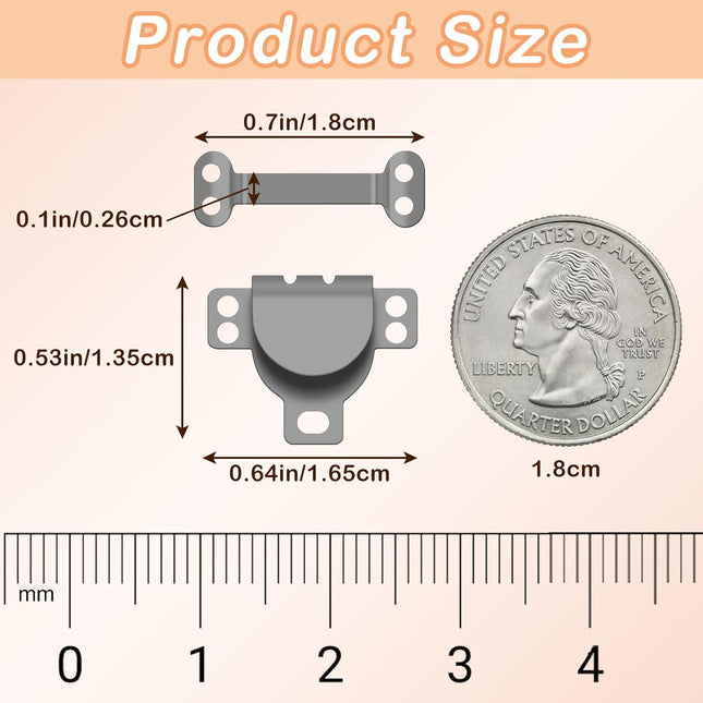 Hook and Eye Closures for Clothing 25 Set Hooks and Eye for Sewing Clothing Bra Pants – product detail