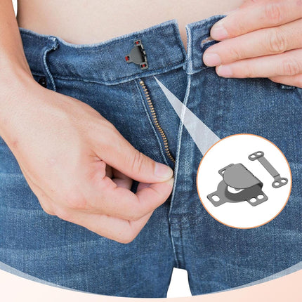 Hook and Eye Closures for Clothing,25 Set Hooks and Eye for Sewing,Clothing,Bra,Pants Waist,Jeans,DIY Craft Sewing Clasp and Snaps Fasteners Kit Hooks Replacement/Repair(Black)