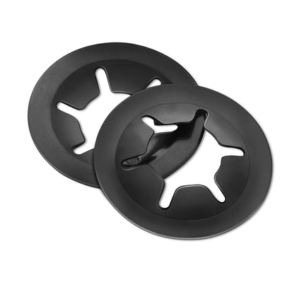 M12 Internal Tooth Star Lock Washers, Quick Speed Locking Washers, Steel Black Finish Push on Locking Washer, Speed Retaining Clips Fasteners, 50 PCS
