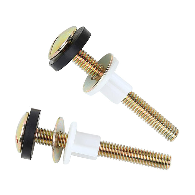 2 PCS Toilet Seat Screws Replacement Kit Heavy Duty Toilet Seat Fastener with Plastic Nut