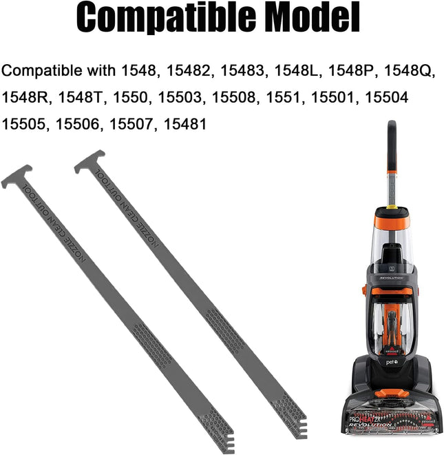 Replacement Carpet Cleaner Part Nozzle Clean Out Tool Compatible with Bissell ProHeat 2X Revolution Series – product detail