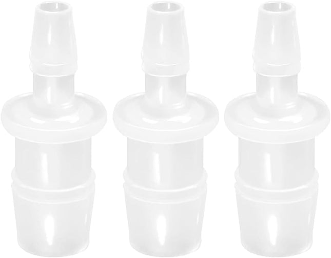 Plastic Hose Barb Reducer Pipe Fittings 1/2 to 1/4 Hose ID Connectors Joint Splicer Mender Adapter Union