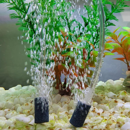 Aquarium Air Stones 1 inch 12 Pack, Bubble Stone, Aerator Bubble Differ, Air Pump Accessories for Aquariums, Fish Tanks, and Hydroponics