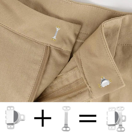 25Set Sewing Hook and Eye Closures for Clothing Sewing Clasps and Fasteners, Hook and Eye Closure for Pant Waist,Bra,Jeans and Others Sewing DIY Craft