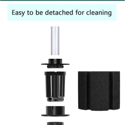 Aquarium Bio Sponge Filter Breeding Fry Betta Shrimp Nano Fish Tank (Small up to 10Gal)