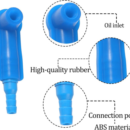 Exchange Tool Connector Brake Bleeding Kit, 5 Pcs Universal Auto Bleeder Pump Exchange Adapter