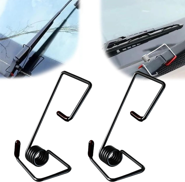 2Pcs Windshield Wiper Arm Pressure Spring Booster Wiper Arm Pressure Spring Set Enhance Wiper