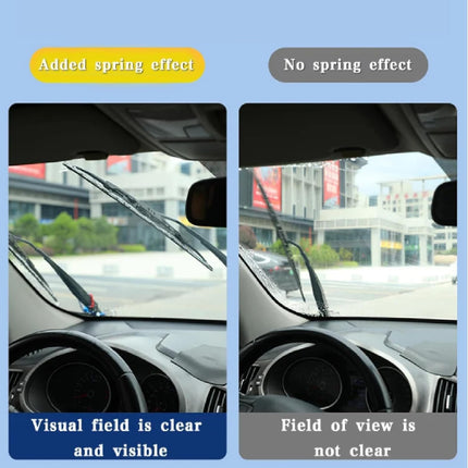 2Pcs Windshield Wiper Arm Pressure Spring Booster, Wiper Arm Pressure Spring Set, Enhance Wiper Performance, Easy Install, Improved Visibility in Rain/Snow - Suitable for All Vehicles
