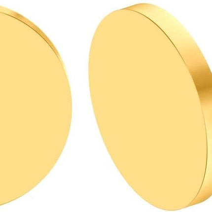 Stud Earrings Flat Post Earrings Circle Piercing Disc Stainless Dot Earrings for Women (2-10mm, Gold, 1-3 Pairs)