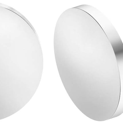 Stud Earrings Flat Circle Piercing Dot Earrings Stainless Disc Post Earrings for Women (2-10mm, Silver, 1-3 pairs)