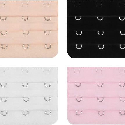 Bra Extender 4 Hook Bra Back Clips Bra Strap Extender Bra Clasp (4pcs)