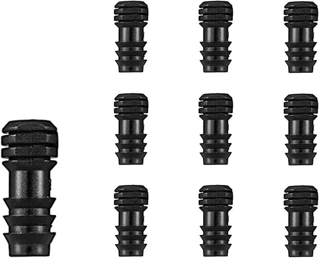 Drip Irrigation Parts 10 Pcs 1/2 Inch Barbed End Plugs Goof Plugs Fittings Drip Line Connectors